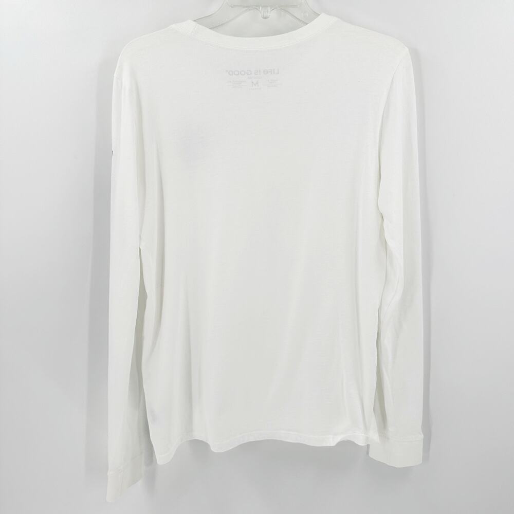 Life Is Good White Long Sleeve Tee - Picture 2 of 13